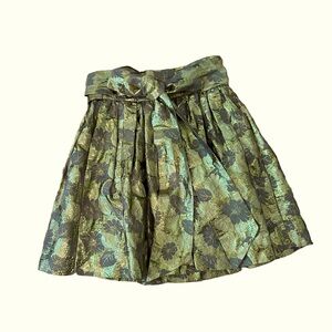 Phillip Lim Gold Brocade Skirt Size. 6